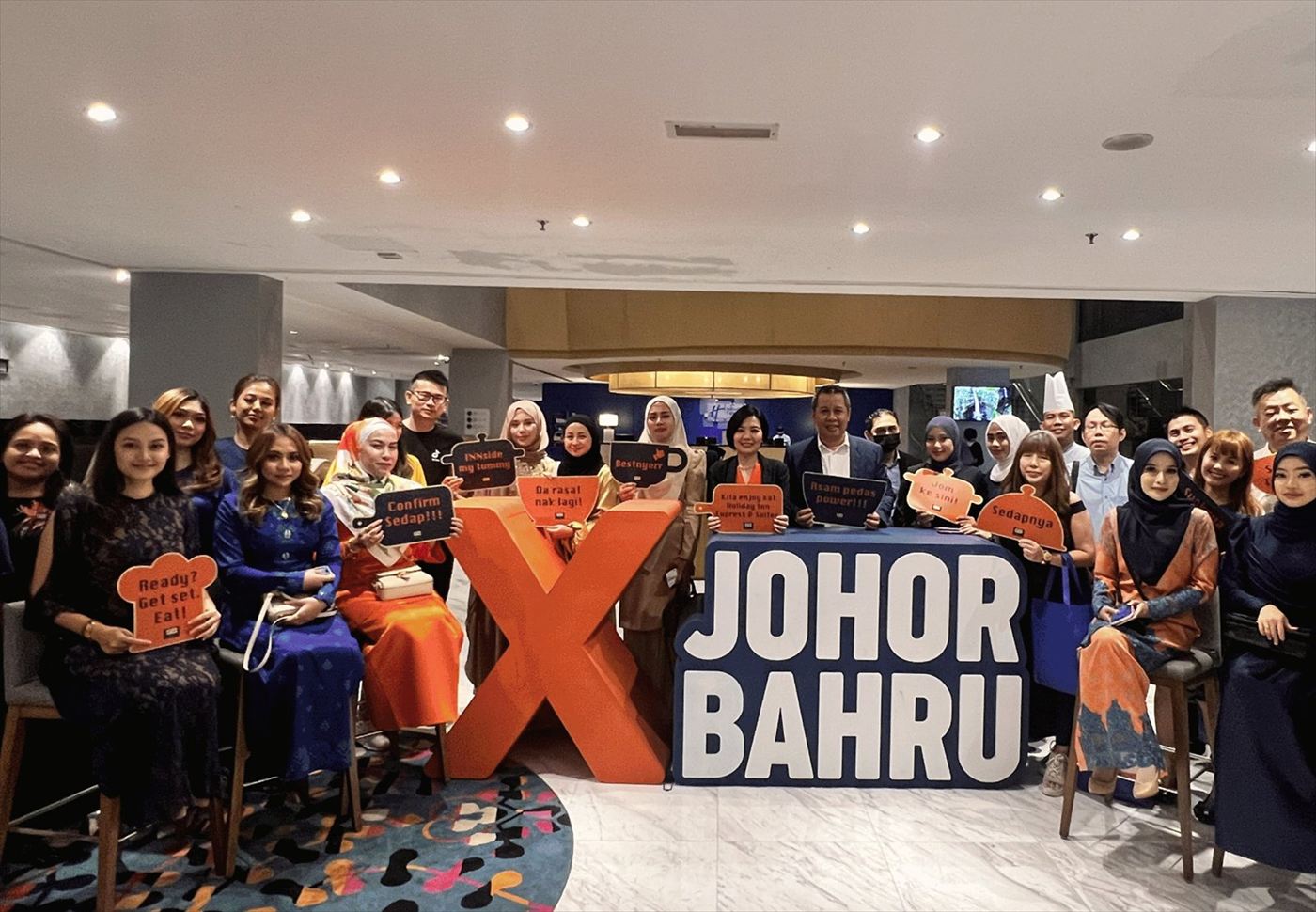 Media group at Holiday Inn Express Johor Bahru