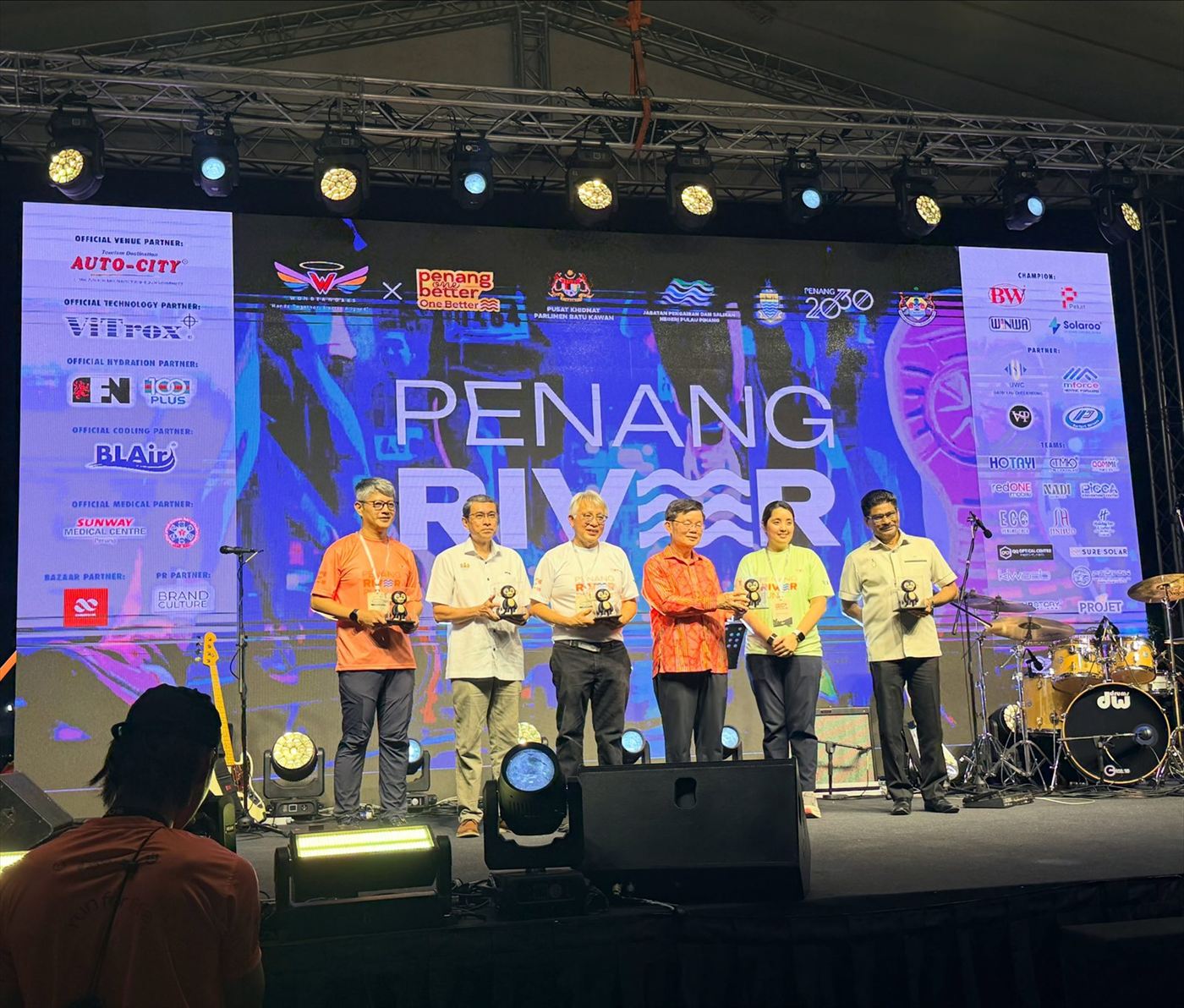 Penang River Run stage at Auto City Juru